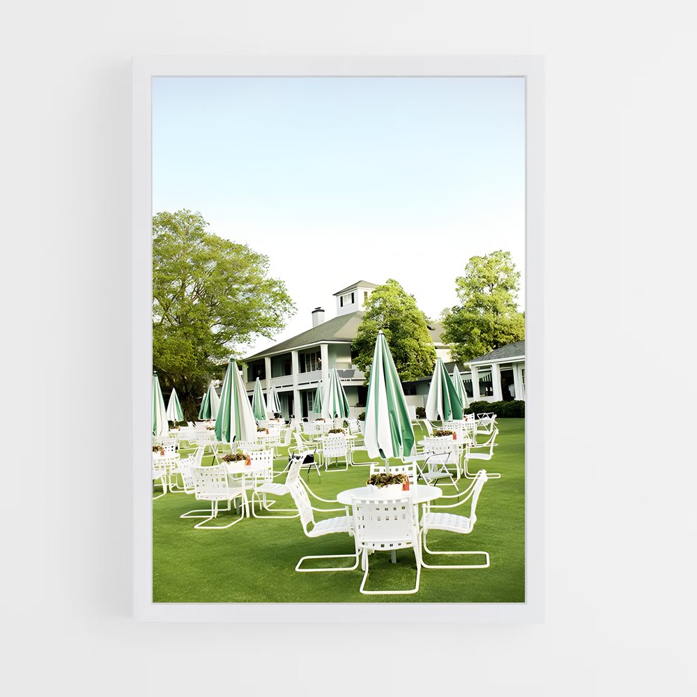 Poster Pause au Green – affiche Golf (vue 3)